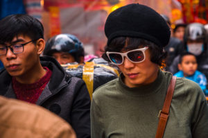 Hanoi - Woman with Sun Glasses