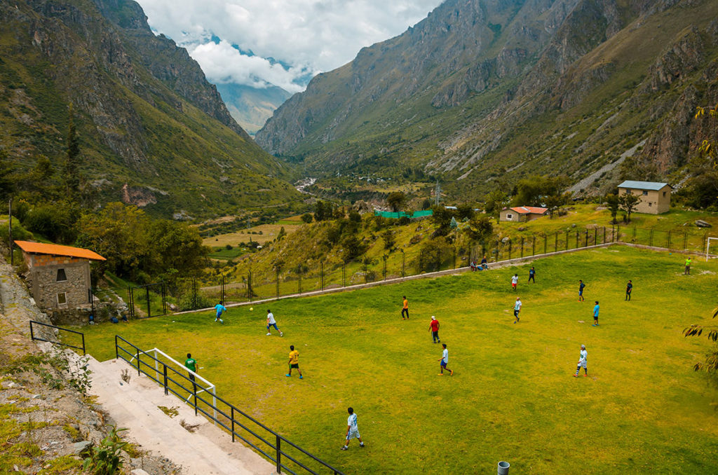 Soccer field - Inca Trail