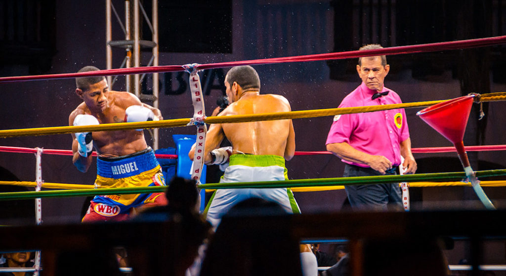 Public boxing match - Cartagena