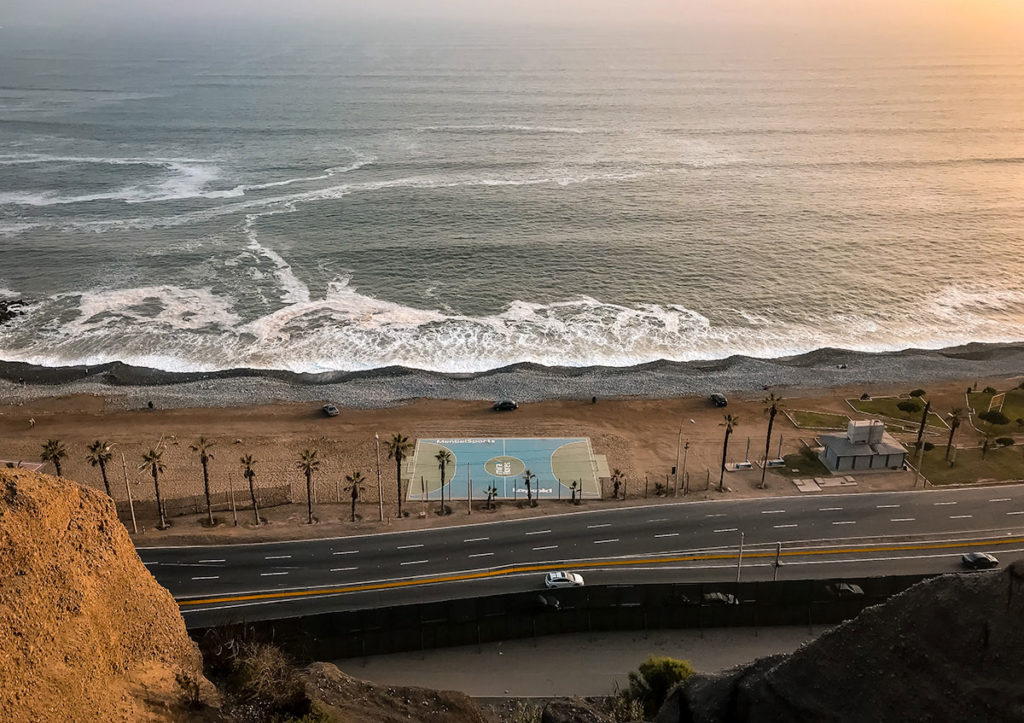 View of Lima's Atlantic coastline - Peru