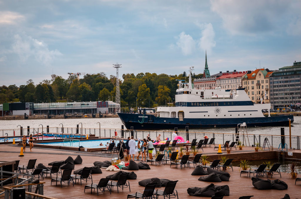 Resort in front of a harbor - Helsinki