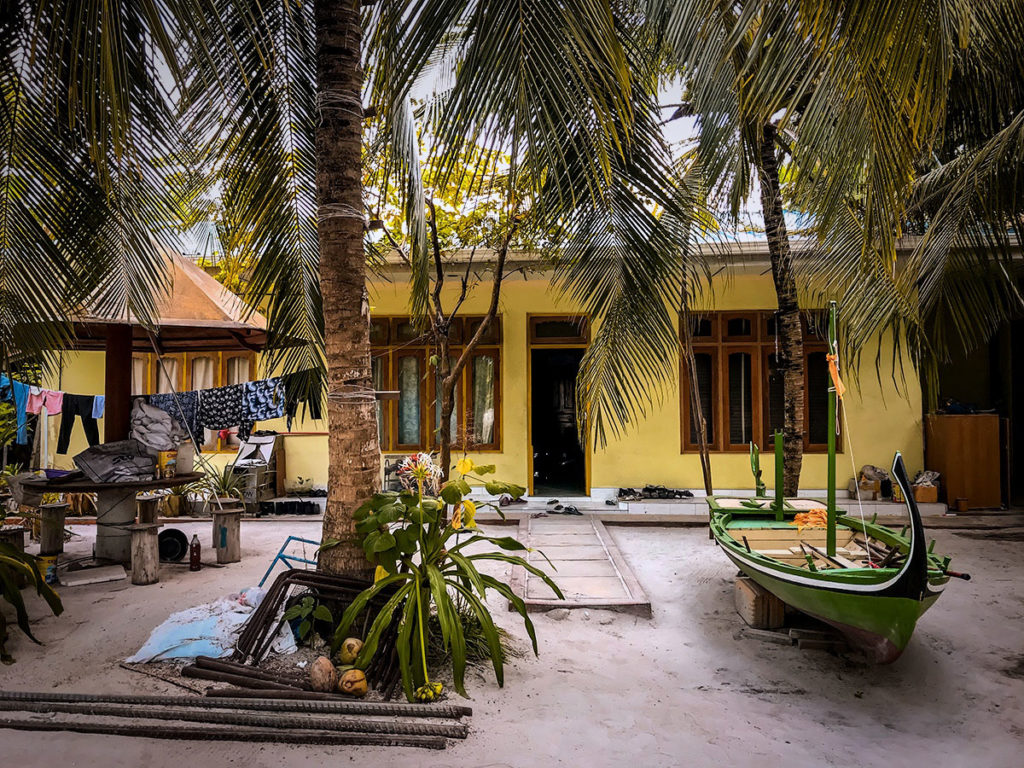 Typical one-storey home - Dhigurah
