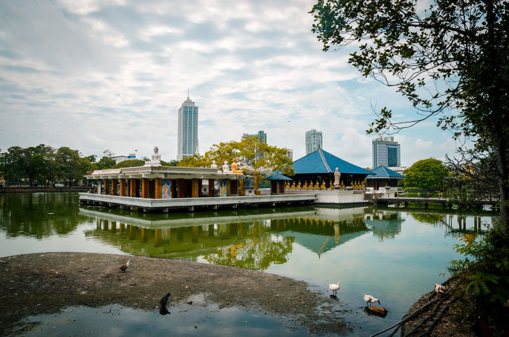 Seema Malaka Temple in the middle of a pond - Colombo