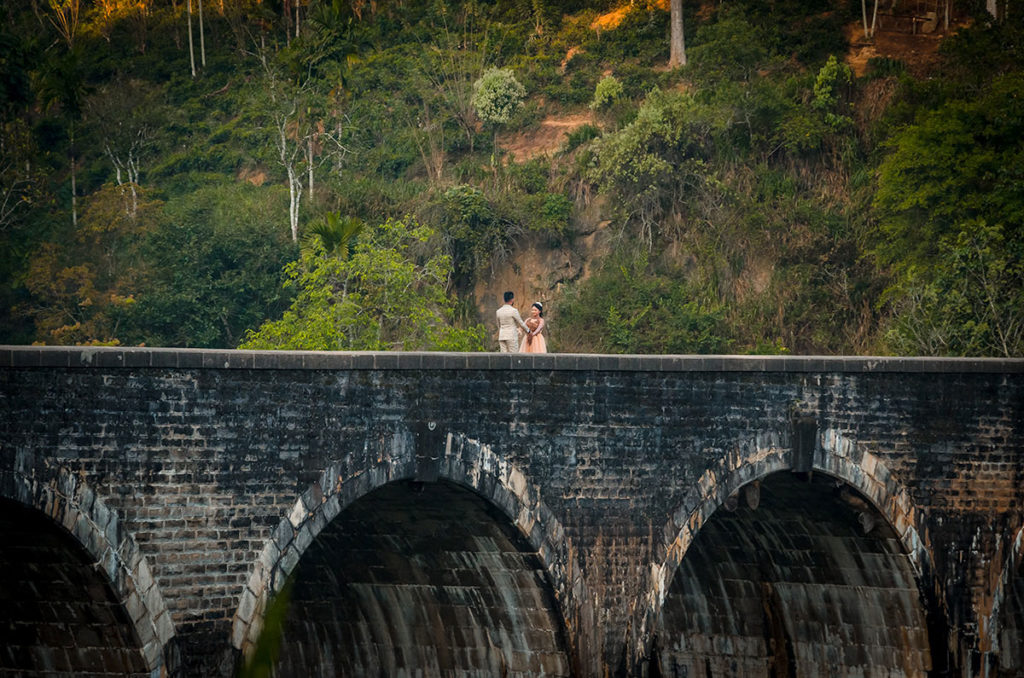 Couple taking wedding photos - Ella