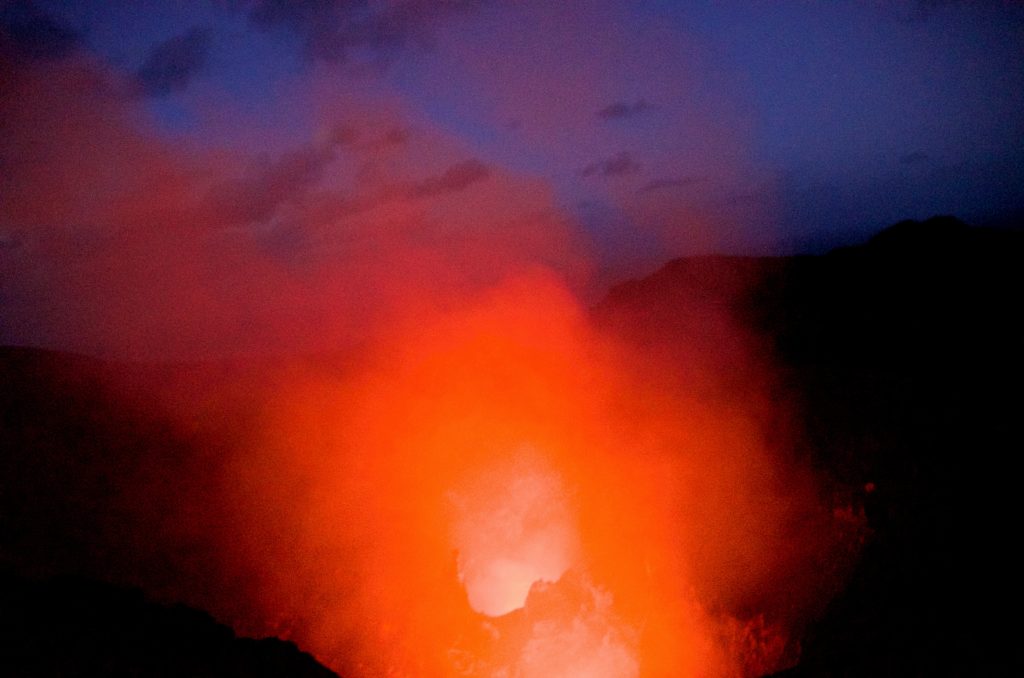 Mt Yasur Erupting Lava