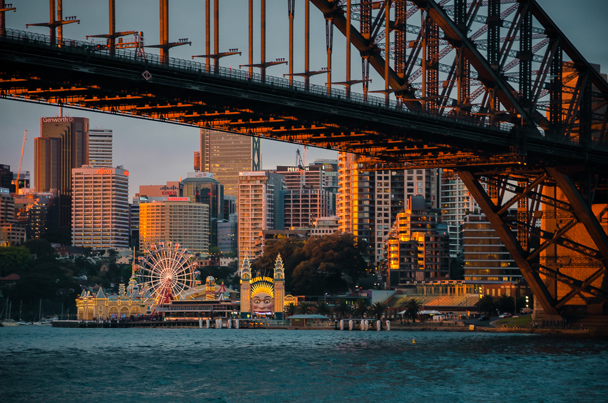 Sydney Harbour Bridge at Sunset