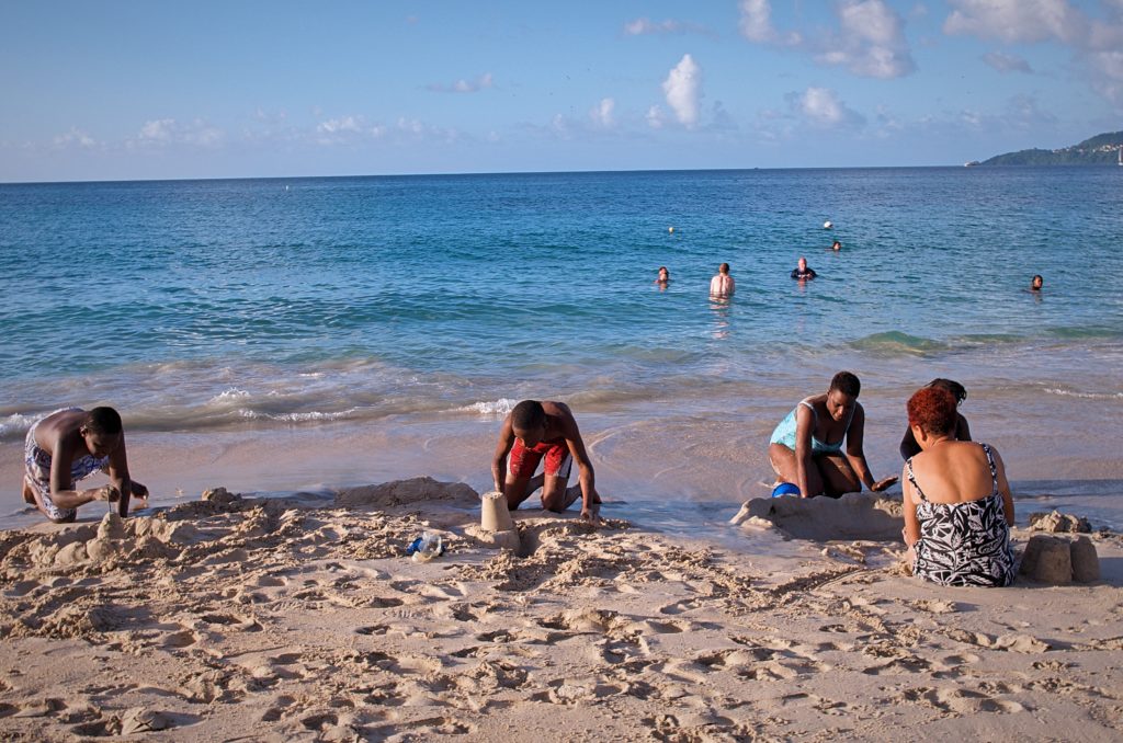 Sandcastles on Grand Anse Beach Grenada