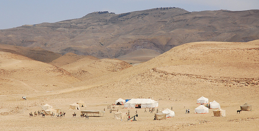 Jordan - Mount Nebo Tents