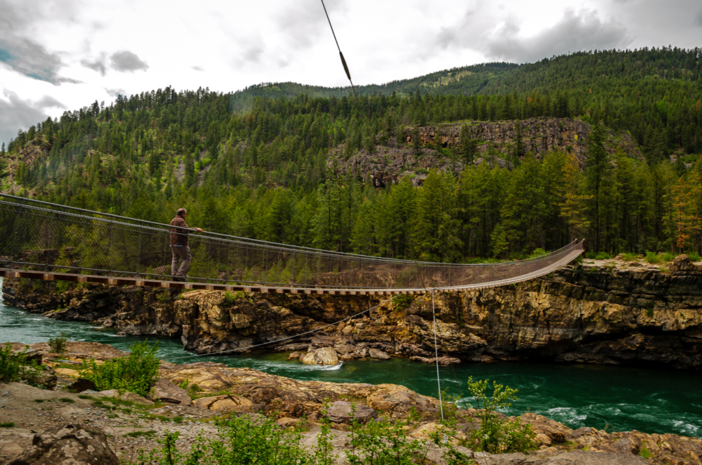 Kootenai Swinging Bridge