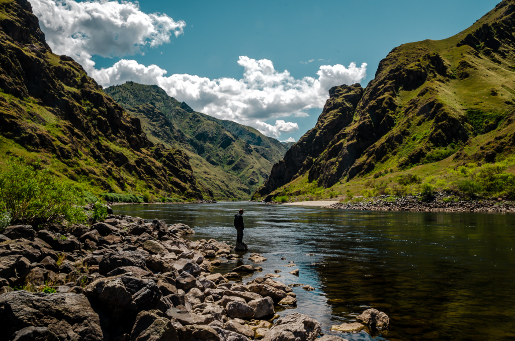 Snake river in Hells Canyon National Recreation Area