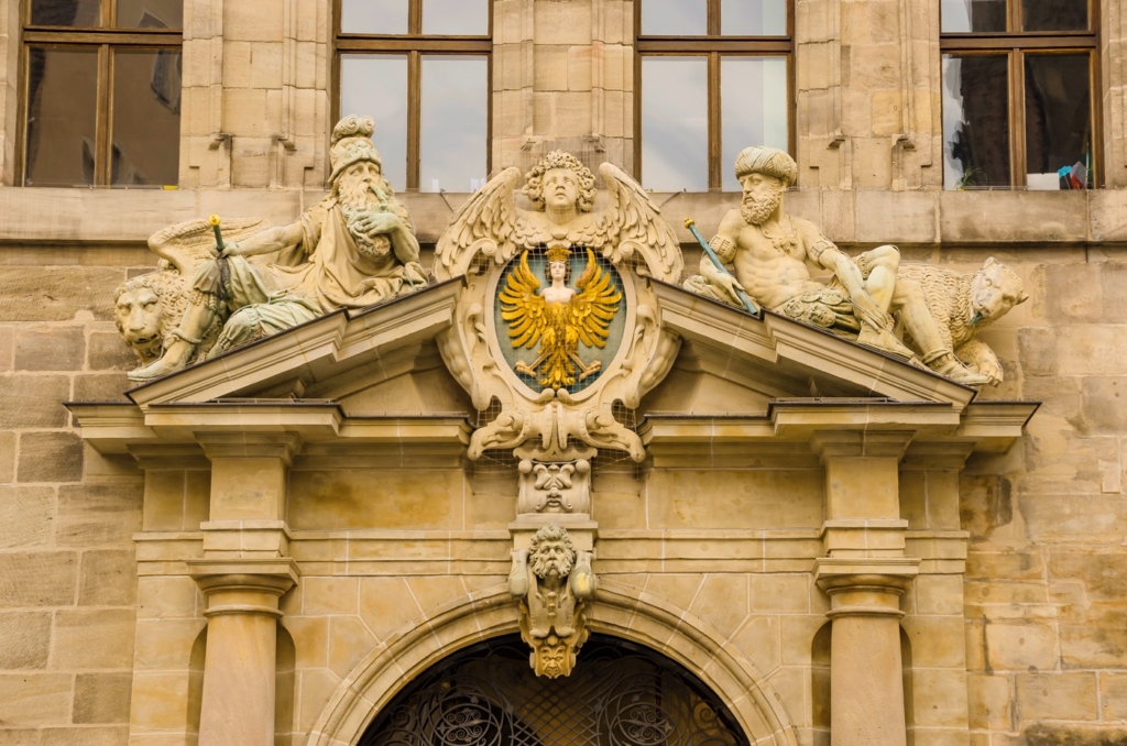Nuremberg Town Hall Pediment