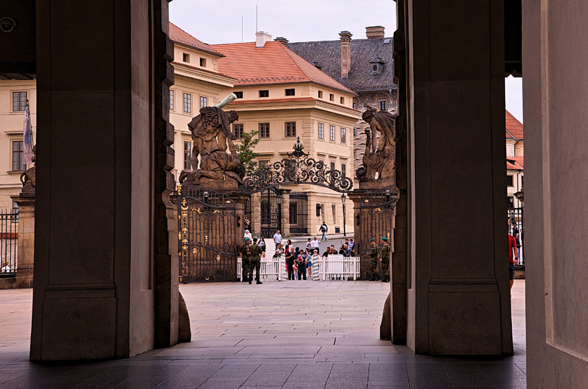  Entrance to Prague Castle Square