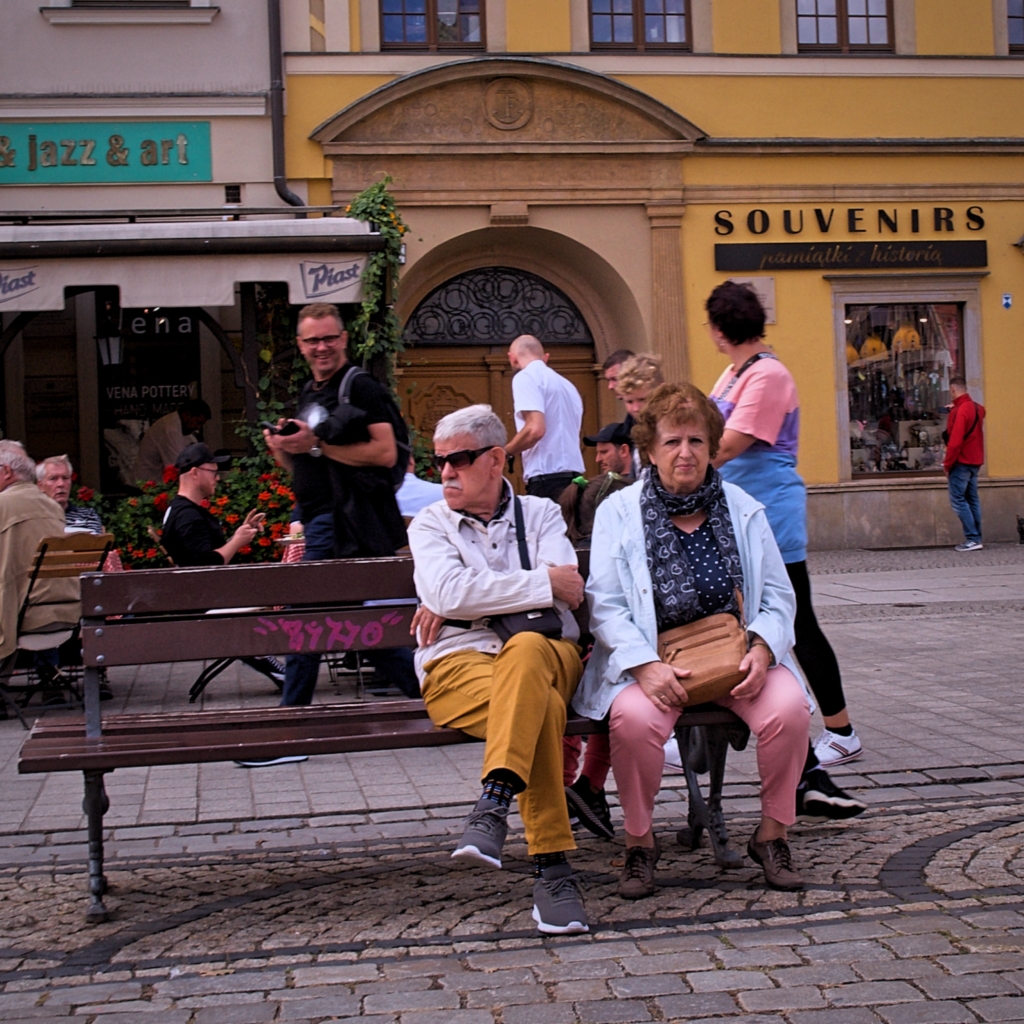 Old Couple in Wroclaw Rynek