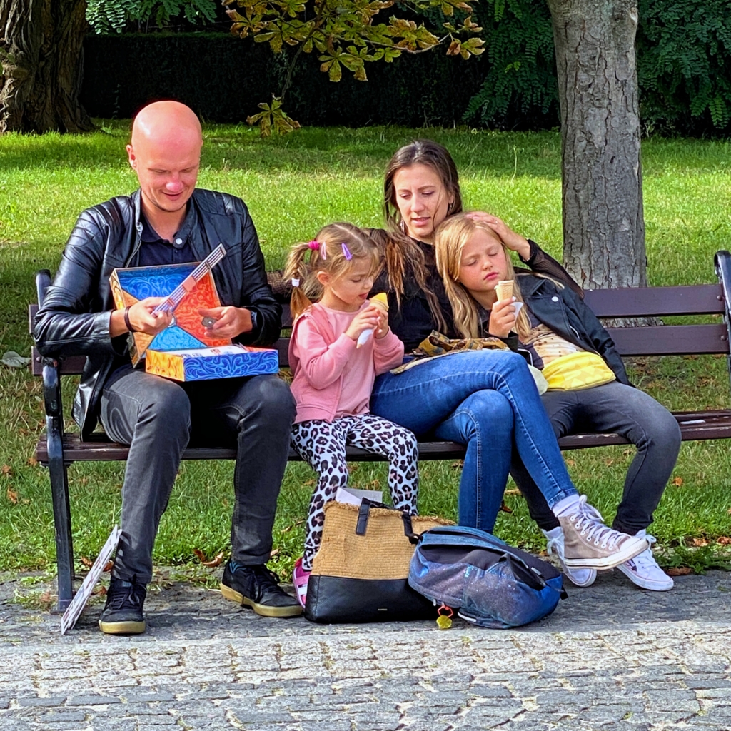 Family in a Wroclaw Park