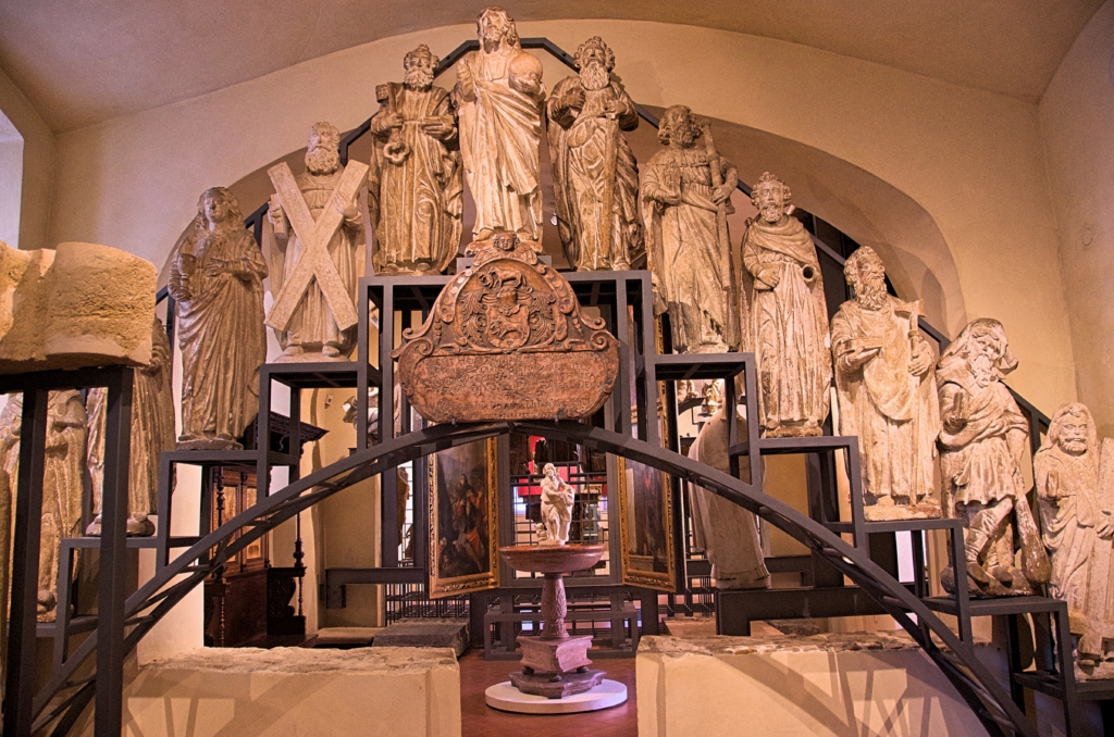 Zagreb City Museum Portal with Apostles
