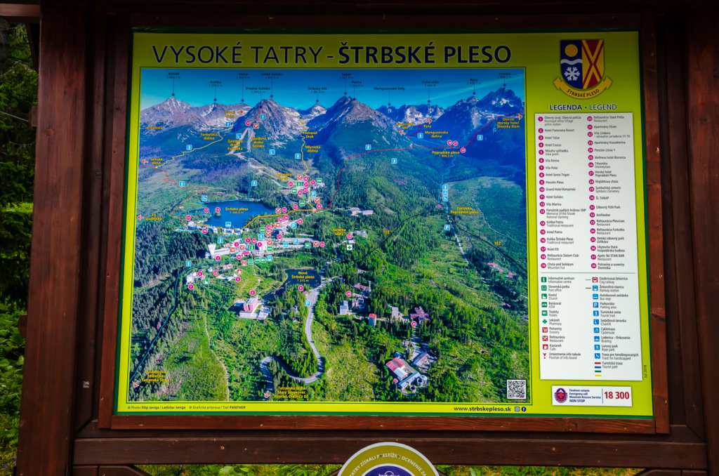 Strbske Pleso Map