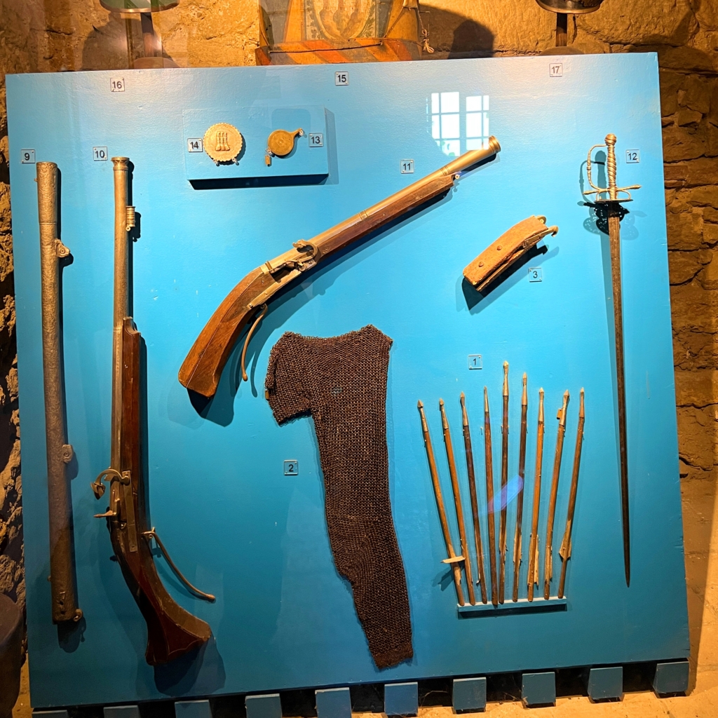 Cesta Tower Weapons Exhibit