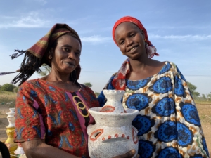 Two Women Selling Vases - Highway