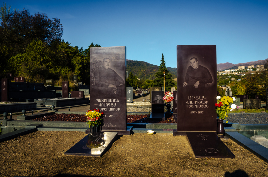 Dilijan Cemetery Father and Son Graves